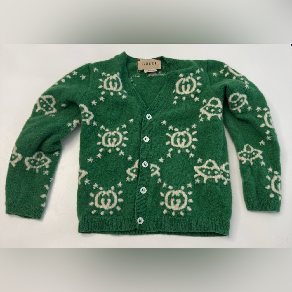Gucci Emerald Knit with Ivory Accents